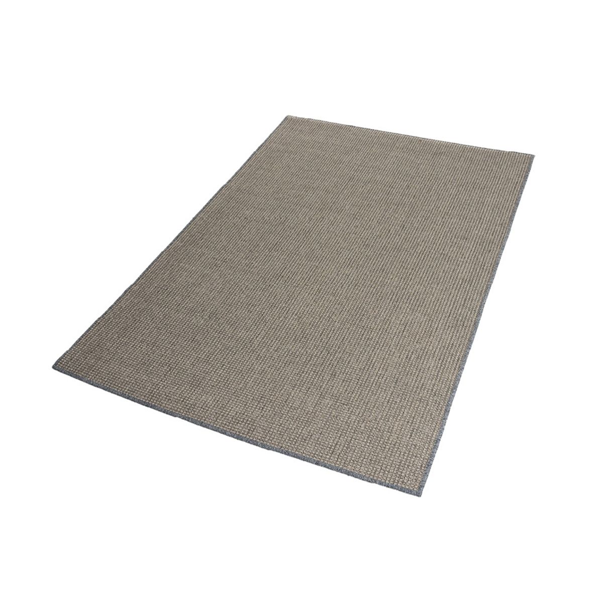 Ull/sisal teppe Flat boucle (160x230- grå mix)