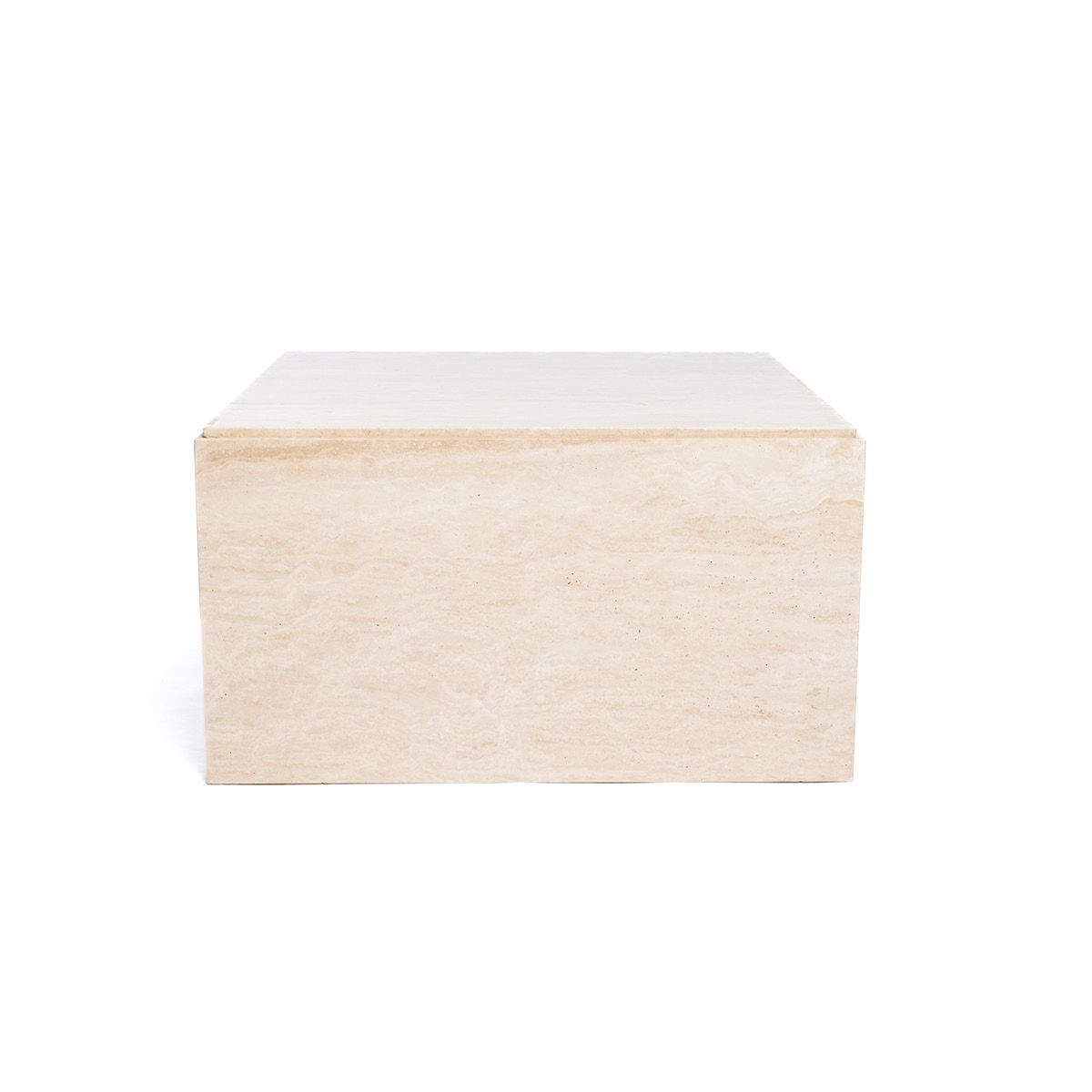 Bottega kube sofabord Travertine (beige 65x65x36)