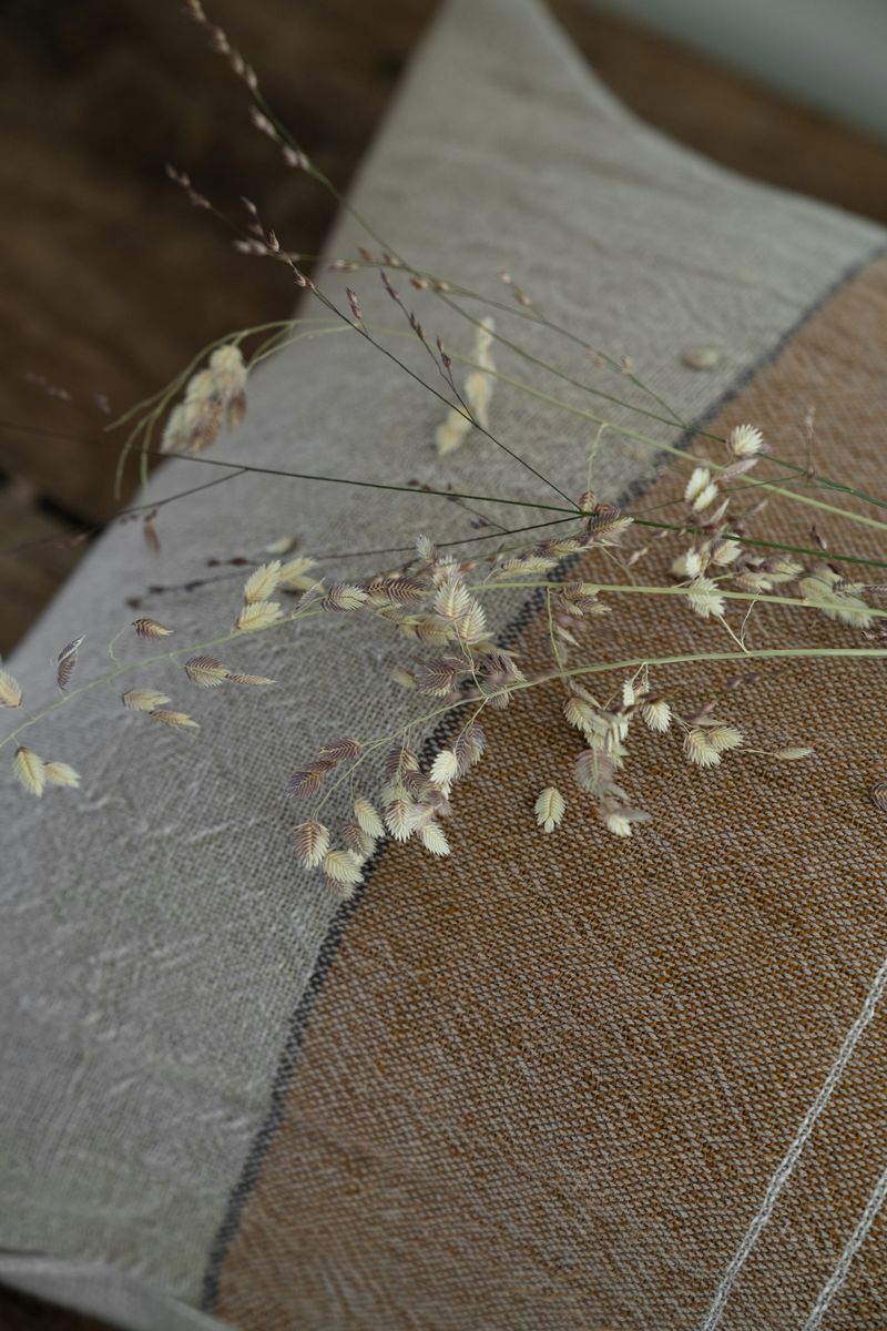 Putetrekk Karamell/Natur 50X50