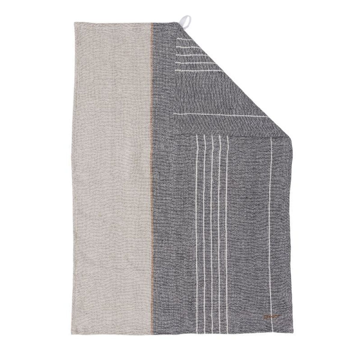 Kjøkkenhåndkle Grå/Natur 